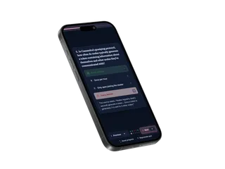 ELibro study app on iPhone